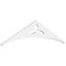 Ekena Millwork Pitch Naple Architectural Grade PVC Gable Pediment, 48"W x 12"H x 1"P (6/12) GPP048X012X100NAP - alternate 1